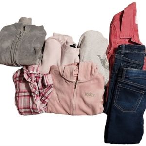 Girls size 6 - 8 piece clothes assorted bundle